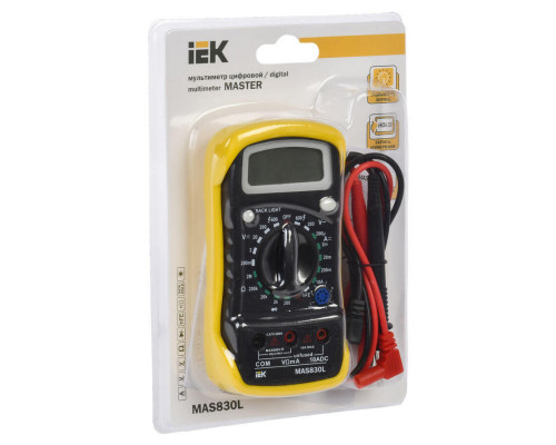 Мультиметр IEK Master MAS830L Мультиметр IEK Master MAS830L